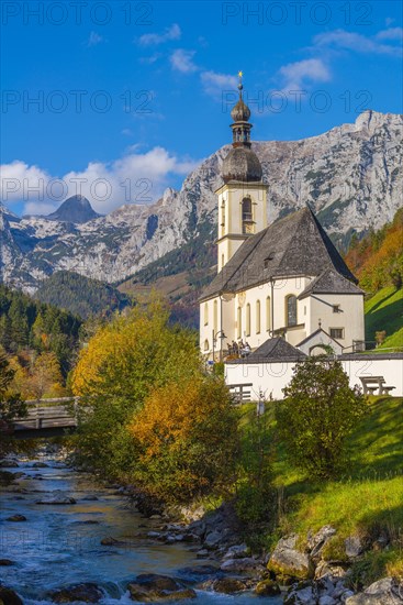 Ramsauer Au with St. Sebastian Parish Church