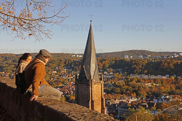 View of the old town from the castle