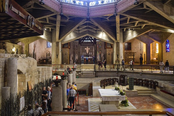 Lower sanctuary with Annunciation Grotto