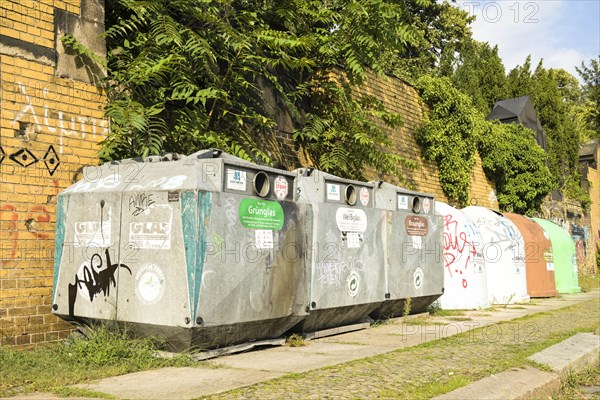 Waste glass bins