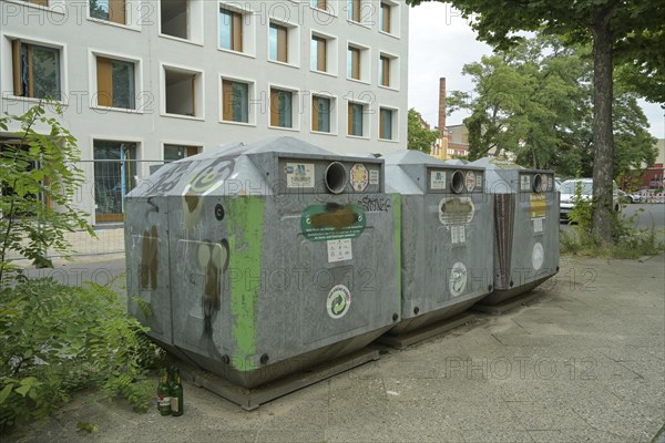 Waste glass bins