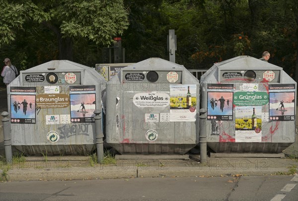 Waste glass bins