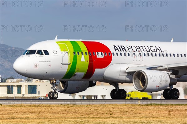 A TAP Air Portugal Airbus A320 with registration CS-TNL at Faro Airport