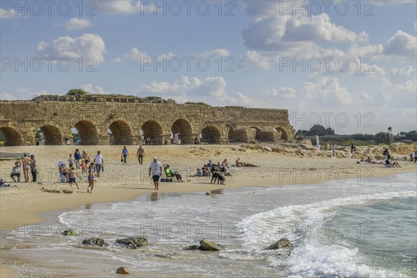 Aquaeduct on the beach