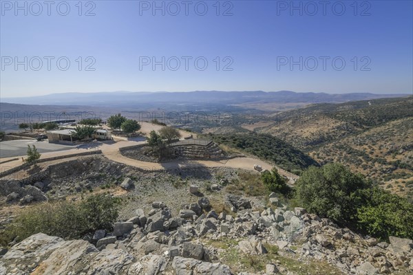 View from Nimrod Fortress of the Hula Plain