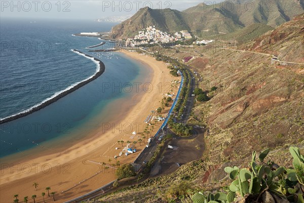 The beach Playa de Las Teresitas