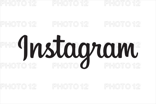 Instagram Wordmark Black