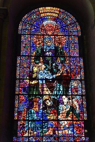 Stained glass window