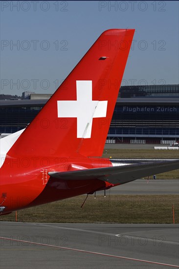 Tail fin Helvetic Airways