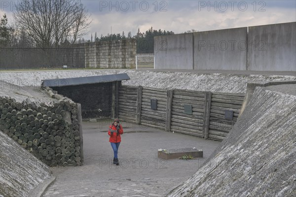 Replica of the shooting trench