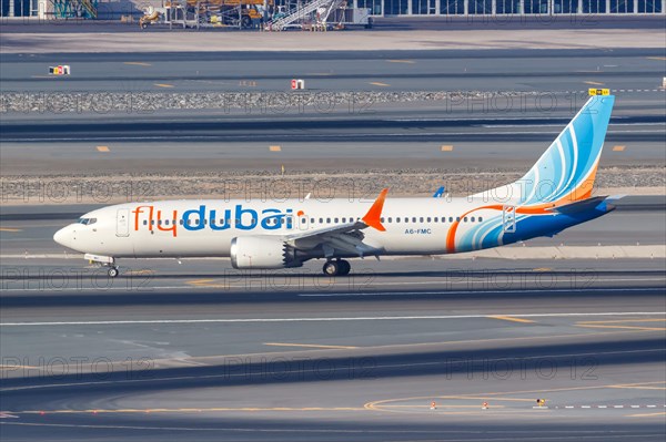 A FlyDubai Boeing 737 MAX 8