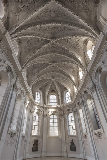 Stucco ceiling in the east choir of St Egidien's Church