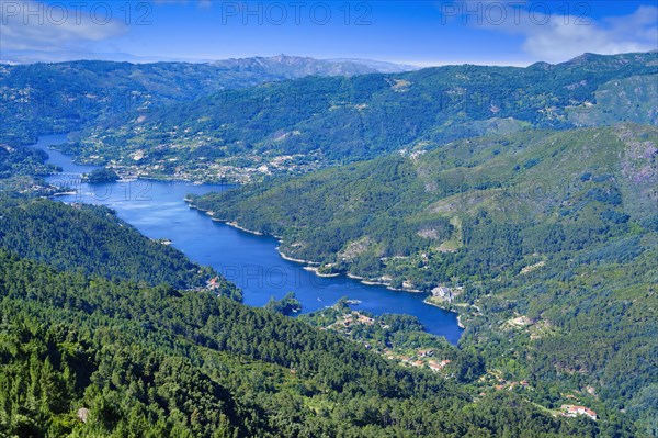View from the point of view Pedra Bela over the Cavado River