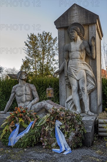 War memorial at the church of St. Blasius and Alexander