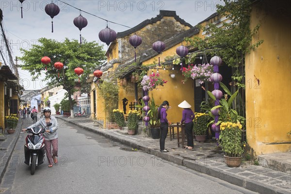 Lanterns over the street