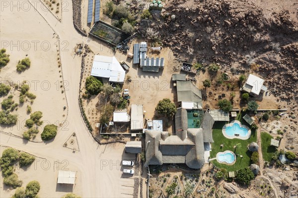 The Brandberg White Lady Lodge in the vicinity of the Ugab river