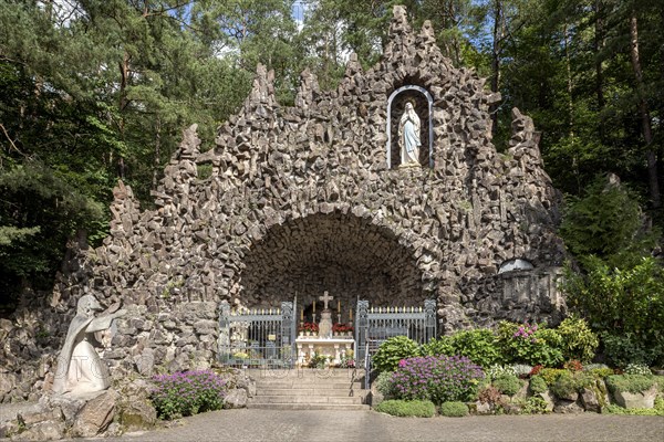 Marien Grotto pilgrimage site in the forest