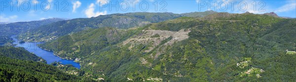 View from the point of view Pedra Bela over the Cavado River