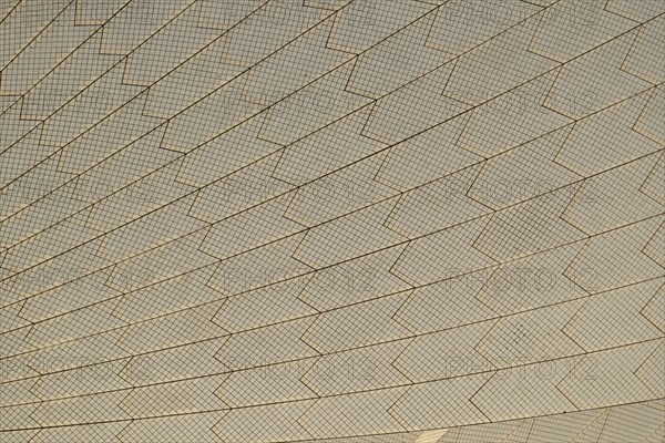 Close up of one of the sails of the Sydney Opera House