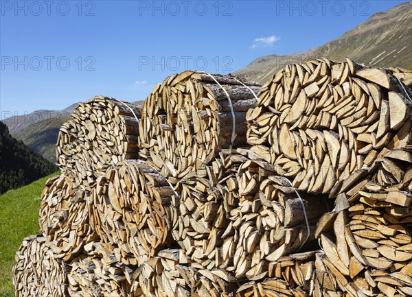 Piled up wood