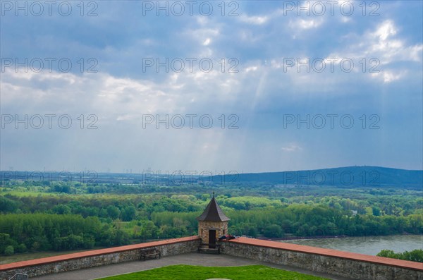 Beautiful view from Bratislava castle