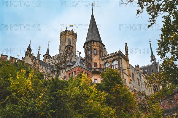 Marienburg Castle built in neo-Gothic style in Pattensen