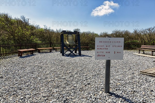 Sign with the inscription Gedenkglocke