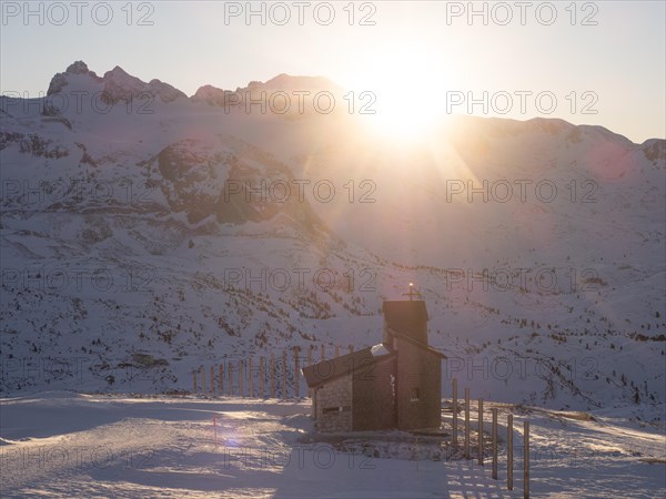 Sunset over the Dachstein Massif