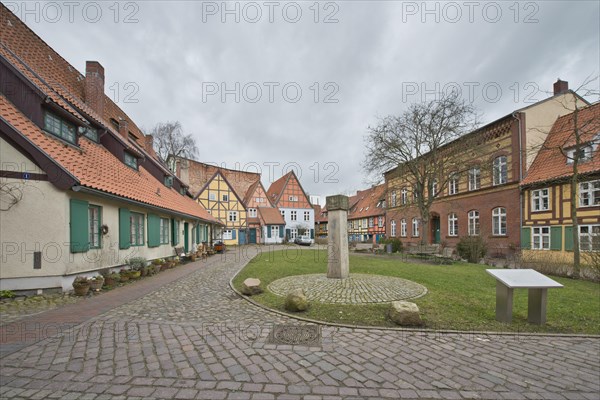 Half-timbered houses at Johanniskloster