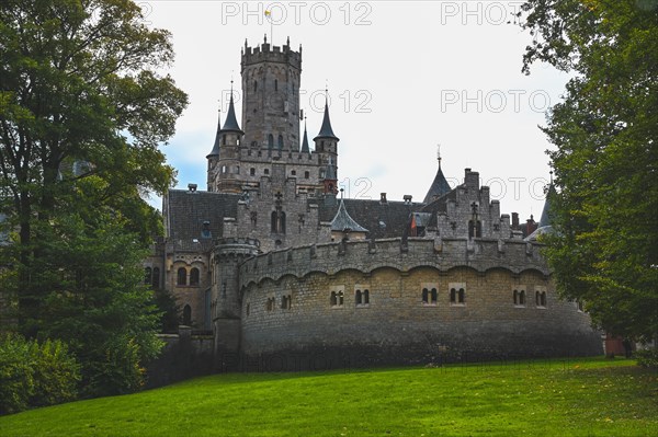 Marienburg Castle built in neo-Gothic style in Pattensen