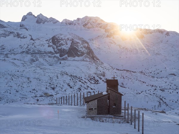 Sunset over the Dachstein Massif