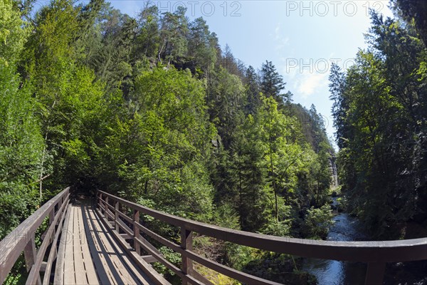 Entrance to Edmundsklamm and Wilde Klamm