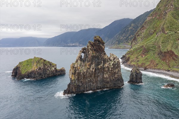 Volcanic rock formations