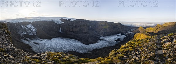 Spectacular landscape in the evening light