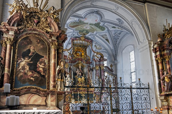 Main altar and side altar