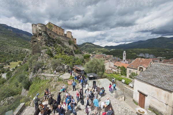 Tourists in Corte