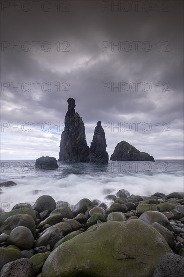 Volcanic rock formations