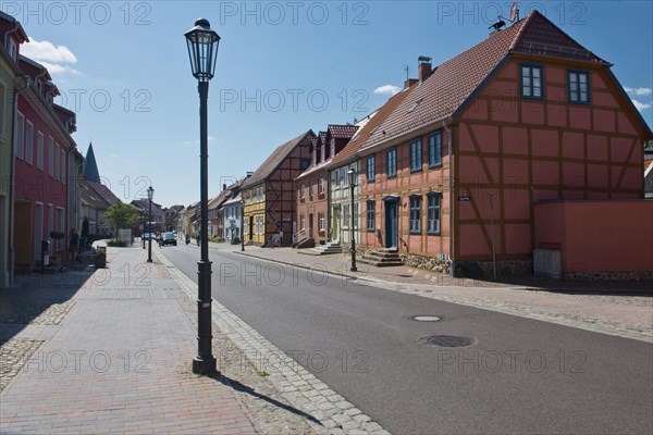 Half-timbered houses in Roebel