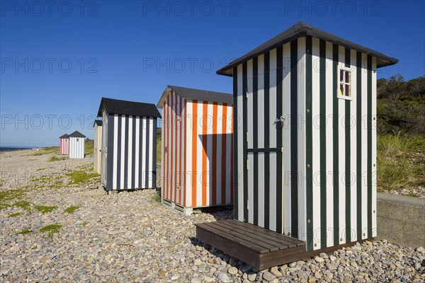 Colorful Beach Cabins