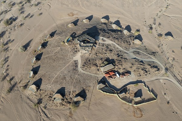 The Doro Nawas Camp in the vicinity of the dry river bed of the Aba-Huab river