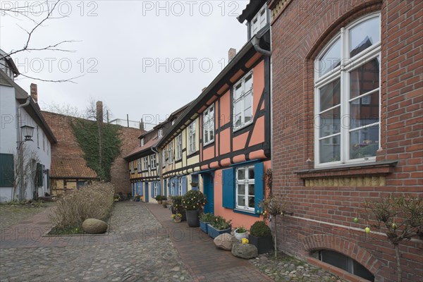 Half-timbered houses at Johanniskloster