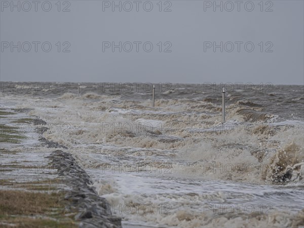 North Sea at storm surge