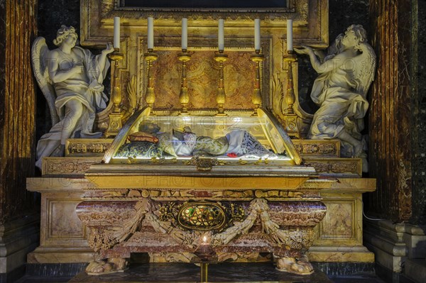 Glass coffin of St. San Giovanni Leonardi