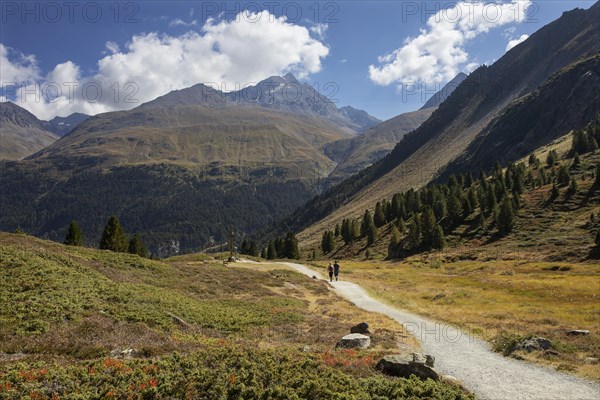 Hiking trail from Vent to the Rofenhoefe