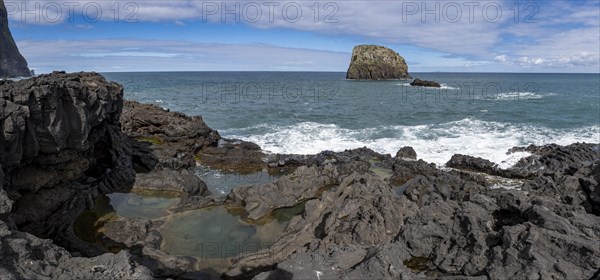 Volcanic rock formations