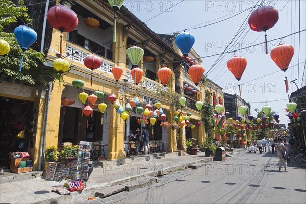 Lanterns over the street