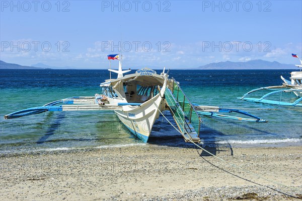 Excursion boat Outrigger boat for boat trip
