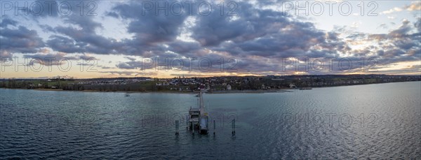 Evening twilight at Lake Constance