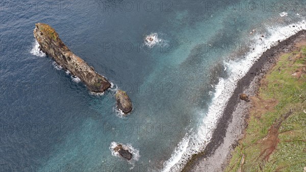 Volcanic rock formations