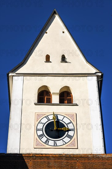 Church tower with clock